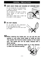 Предварительный просмотр 12 страницы Zojirushi NRC-10 Operating Instructions Manual