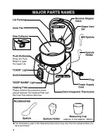 Preview for 4 page of Zojirushi NS-PC10 Operating Instructions Manual