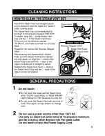 Preview for 9 page of Zojirushi NS-PC10 Operating Instructions Manual