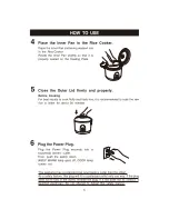 Предварительный просмотр 6 страницы Zojirushi NS-RNC10 Operating Instructions Manual