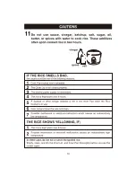 Предварительный просмотр 11 страницы Zojirushi NS-RNC10 Operating Instructions Manual