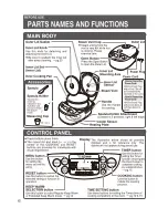 Предварительный просмотр 6 страницы Zojirushi NS-TGC10 Operating Instructions Manual