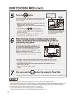 Preview for 10 page of Zojirushi NS-TSC10 Operating Instructions Manual