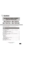 Zojirushi NS-TSQ10 Operating Instructions Manual предпросмотр