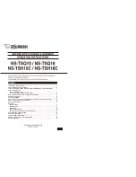 Zojirushi NS-TSQ10 Operating Instructions Manual preview