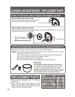 Предварительный просмотр 23 страницы Zojirushi NS-WAC10 Operating Instructions Manual