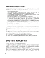Предварительный просмотр 2 страницы Zojirushi NS-WRC10 Operating Instructions Manual