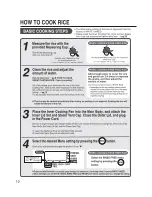 Preview for 10 page of Zojirushi NS-WRC10 Operating Instructions Manual