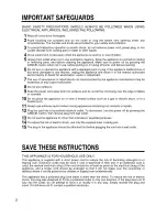 Preview for 2 page of Zojirushi NS-WSC10 Operating	 Instruction