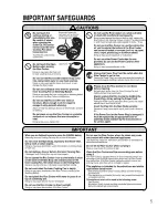 Предварительный просмотр 5 страницы Zojirushi NS-WSC10 Operating	 Instruction