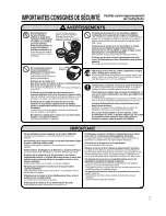 Предварительный просмотр 7 страницы Zojirushi NS-WSC10 Operating	 Instruction