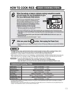 Preview for 13 page of Zojirushi NS-WSC10 Operating	 Instruction