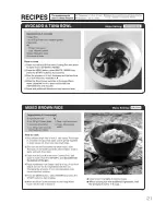 Предварительный просмотр 21 страницы Zojirushi NS-WSC10 Operating	 Instruction