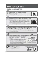 Preview for 10 page of Zojirushi NS-WXC10 Operating Instructions Manual