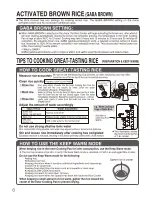 Предварительный просмотр 6 страницы Zojirushi NS-YSQ10 Operating Instructions Manual