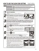 Предварительный просмотр 15 страницы Zojirushi NS-YSQ10 Operating Instructions Manual