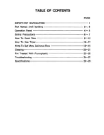 Предварительный просмотр 2 страницы Zojirushi NSBC-E10 Operating Instructions Manual