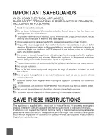 Preview for 2 page of Zojirushi NYC-36 Operating Instructions Manual