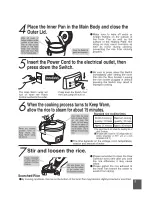 Предварительный просмотр 9 страницы Zojirushi NYC-36 Operating Instructions Manual