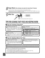 Preview for 10 page of Zojirushi NYC-36 Operating Instructions Manual