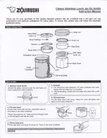 Zojirushi SL-XA20 Instruction Manual предпросмотр