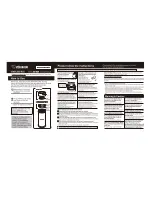 Предварительный просмотр 1 страницы Zojirushi SM-EAE Manual