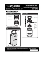 Предварительный просмотр 1 страницы Zojirushi SW-EXE35 Instruction Manual