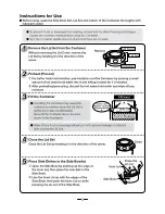 Предварительный просмотр 5 страницы Zojirushi SW-EXE35 Instruction Manual