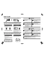 Preview for 3 page of Zojirushi TH-CSC08 Operating Instructions Manual