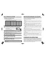 Предварительный просмотр 5 страницы Zojirushi TH-CSC08 Operating Instructions Manual