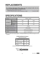 Предварительный просмотр 12 страницы Zojirushi UltraSlim PA-LTC10 Operating Instructions Manual