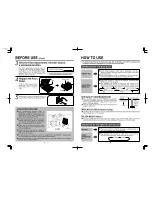 Предварительный просмотр 2 страницы Zojirushi UltraSlim PA-MTC14 Operating Instructions Manual