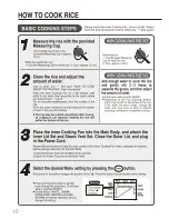 Preview for 10 page of Zojirushi Umami NS-YAC10 Operating Instructions Manual