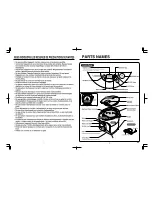 Предварительный просмотр 4 страницы Zojirushi ZUTTO CD-FAC22 Operating Instructions Manual