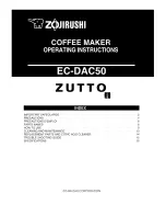 Zojirushi Zutto EC-DAC50 Operating Instructions Manual preview