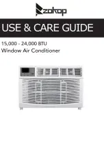 Preview for 1 page of Zokop 15000 BTU Use & Care Manual