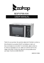 Preview for 1 page of Zokop B23PXP88-A90 User Manual