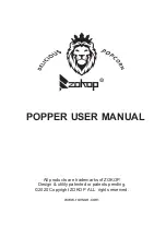 Preview for 1 page of Zokop POPPER ZPM-B 8 User Manual
