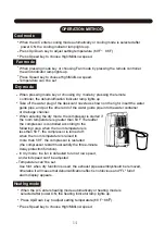 Preview for 16 page of Zokop YPS5-14H User Manual