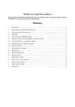 Preview for 2 page of Zolix Instruments GLORIA-X500A Operation Manual