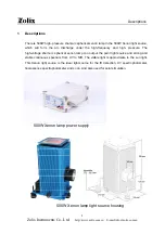 Preview for 3 page of Zolix Instruments GLORIA-X500A Operation Manual