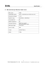 Preview for 4 page of Zolix Instruments GLORIA-X500A Operation Manual