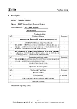 Предварительный просмотр 19 страницы Zolix Instruments GLORIA-X500A Operation Manual