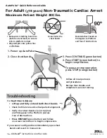 Preview for 1 page of ZOLL AutoPulse Quick Reference Manual