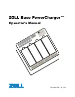 ZOLL Base Powercharger 4x4 Operator'S Manual preview