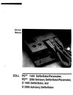 ZOLL D 1400 Service Manual preview
