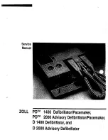 ZOLL PD 1400 Service Manual preview