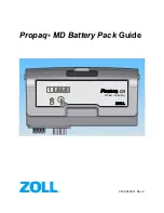 ZOLL Propaq MD Battery Pack Manual preview