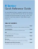 Preview for 4 page of ZOLL R Series Quick Reference Manual