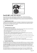 Preview for 3 page of ZOLL ResQPUMP Instructions For Use Manual